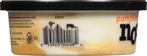 Noosa Yoghurt, Pumpkin, Whole Milk Yogurt, Grade-A Pasteurized, Gluten Free, Probiotic, 8 Ounce