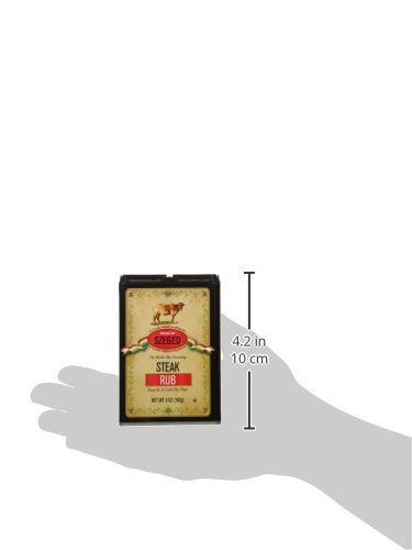 Szeged Steak Rub - Gourmet Seasoning Blend, 10 Ounce (Pack of 1)