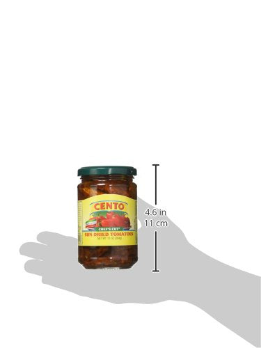 CENTO CHEFS CUT SUNDRIED TOMATOES, 10 Ounce Jar