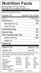 FULL ‘N FREE WITH RORIE Rorie's Grain Free Flour Blend, KOSHER FOR PASSOVER, All Purpose Mix, 2 lb Pack