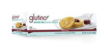 Glutino Premium English Muffins, 16.9 Ounce -- 6 Per Case.