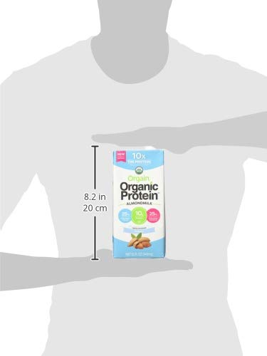 Orgain Organic Lightly Sweetened Vanilla Almond Milk, 32 Fz