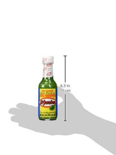 El Yucateco Green Chile Habanero Sauce, 4 Oz.