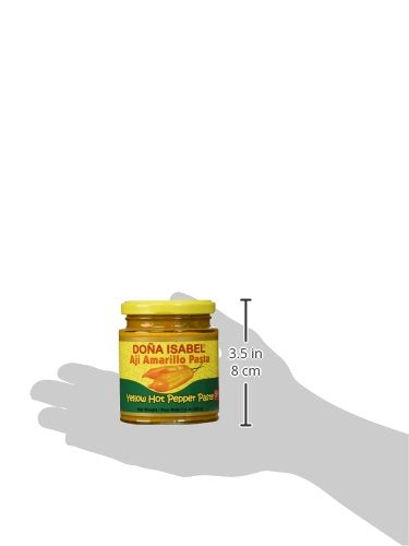 Doa Isabel Aji Amarillo Molido (Yellow Hot Pepper Paste) 7.5oz Single Bottle - Product of Peru