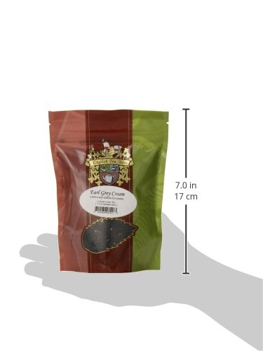 English Tea Store Loose Leaf, Organic Earl Grey Cream Tea Pouches - 4Oz, 4 Ounce