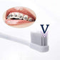 Y-Kelin V-Shaped Orthodontic Toothbrush Soft Bristle (4 Pcs) With One Inter-Dental Brush