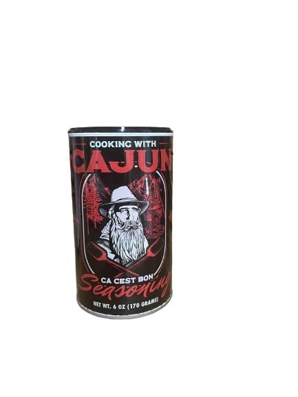Cooking With Cajun - Variety Bundle - 1 Each Of Spicy Voodoo Seasoning 6 Oz And Ca Cest Bon Seasoning 6 Oz