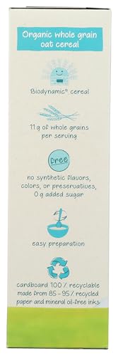 Holle Organic Wholegrain Oat Cereal, 8 OZ