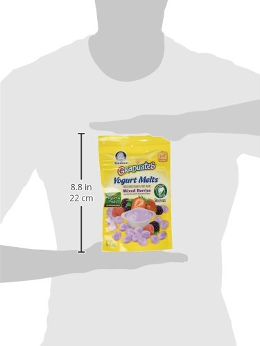 Gerber Graduates Yogurt Melts, Mixed Berry, 1 Ounce
