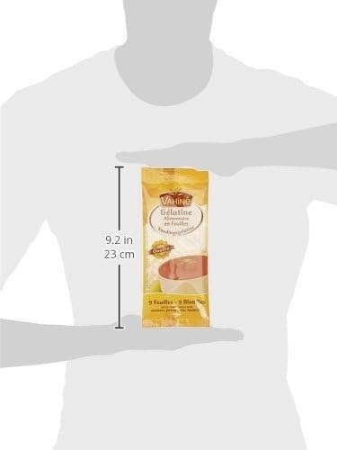 Vahine Feuilles De Gelatine French Gelatin Sheets 9 Sheets