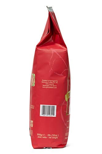 Grande Italia Whole Bean Espresso, Miscela Originale, Small Batch Artisan Roasted 2Lb