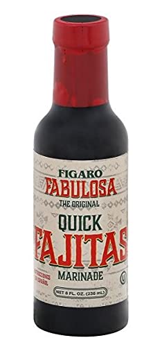 Figaro Fajitas Marinade, Natural Citrus Garlic & Ginger, 8 Fl Oz