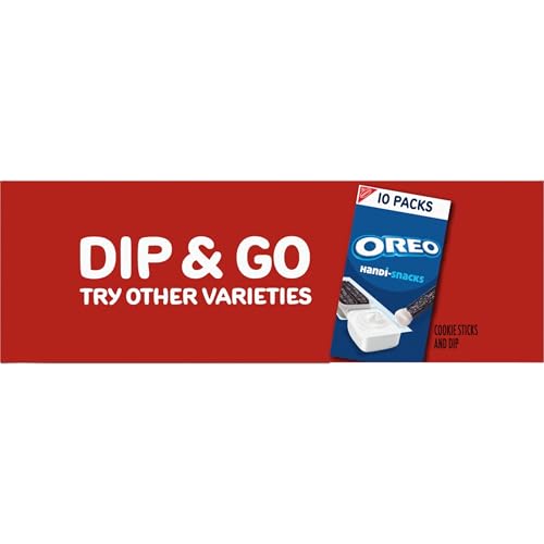 Handi-Snacks RITZ Crackers N Cheesy Dip Snack Packs, 10 Snack Packs