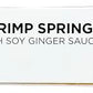 Royal Asia, Shrimp Spring Rolls Ginger Soy Sauce, 10 Ounce