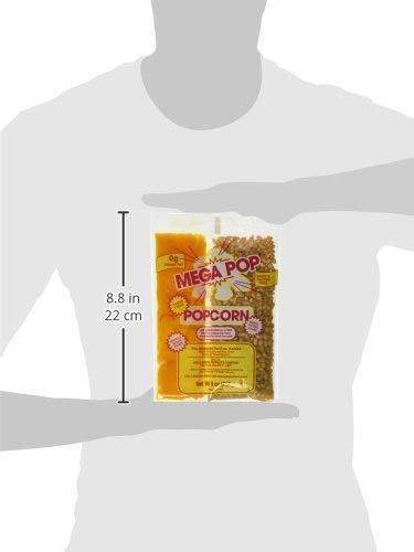 Gold Medal Popcorn Kit - Coconut Flavor, 8oz for 6oz Popper, 36 Count