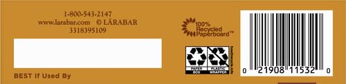 LÄRABAR Peanut Butter Chocolate Chip Fruit & Nut Bars, Gluten Free, 6 Count (Pack of 1)