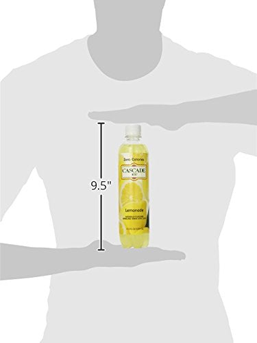 Cascade Ice Sparkling Water, Lemonade, 17.2 Fl Oz, Pack of 12