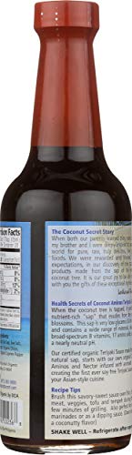 Coconut Secret Organic Coconut Teriyaki Sauce, 10 Fz