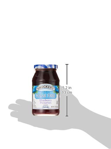 Smucker's Sugar Free Preserves, Blueberry, 12.75 oz