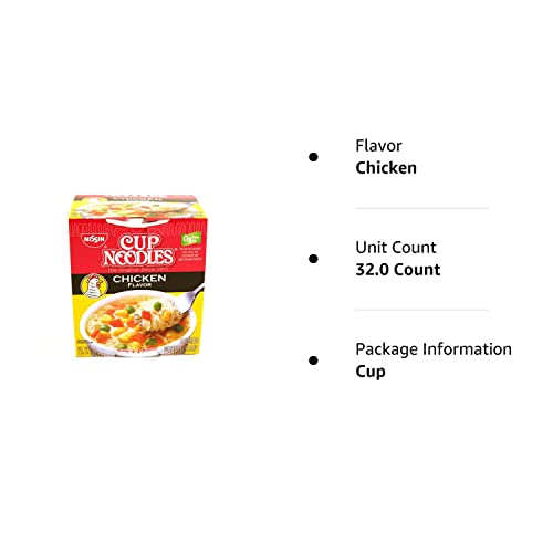 Nissin Chicken Cup Noodles, 2.25 Oz Each (Pack Of 24)