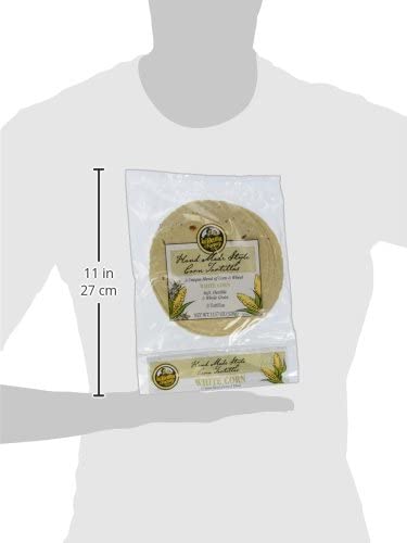 La Tortilla Factory Handmade Style White Corn & Wheat Tortillas, 8-Count, 12 packages