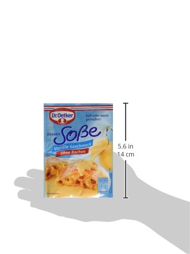 Dr. Oetker Vanilla Sauce/Vanillesosse 1 Bag Of 39G/1.40Oz