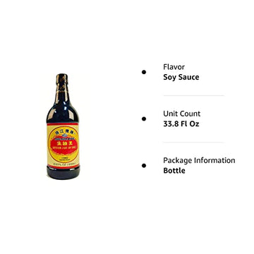 Pearl River Bridge Light Soy Sauce, Chinese Soy Sauce for All Purpose Seasoning, Flavoring, Perfect Condiment for Chinese Cuisin