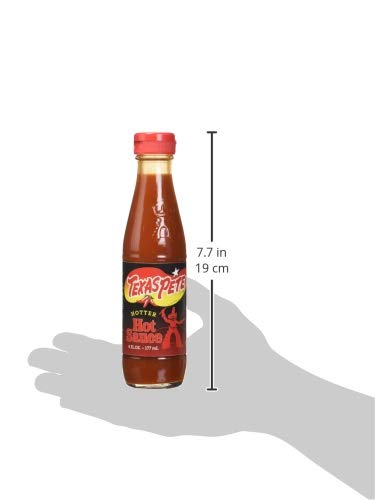 Texas Pete Hotter Hot Sauce, 6 Ounce (4 Bottles)