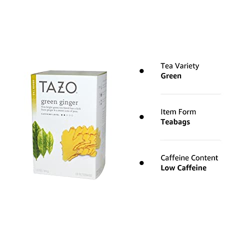 Tazo Tea 25795-3Pack Tazo Tea Ginger Green Tea - 3X20 Bag By Tazo