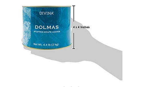 Divina Dolmas Stuffed Grape Leaves, 4.4 Lb. Can