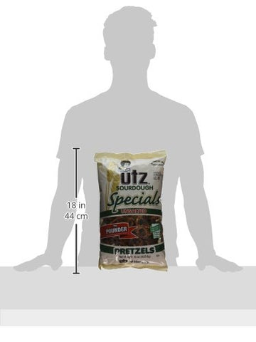 Utz Sourdough Specials Unsalted Pretzels, 16 Ounce