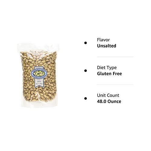 Fiddyment Farms 3Lb Unsalted In-Shell Pistachios