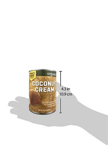 Organic Coconut Cream by Natures Greatest Foods - 13.5 Oz - No Guar Gum, No Preservatives - Gluten Free, Vegan and Kosher - 20-2
