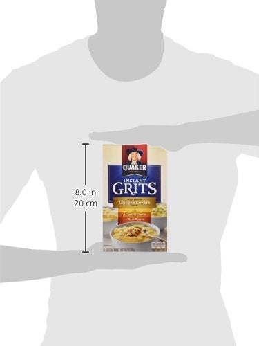 Quaker Instant Grits Cheese Lovers, Variety Pack, 12 Packets