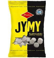 Halva Jymy Salmiakki Liquorice 4 Packs of 100g