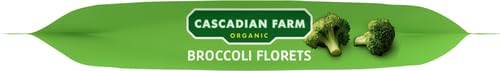 Cascadian Farm Organic, Broccoli Florets, Frozen Vegetables, Non-GMO, 10 oz Bag