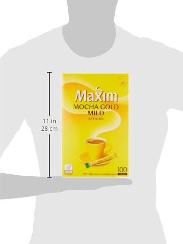 Maxim Mocha Gold Mild Coffee Mix 12G X 100Pc (2.64 Pound)