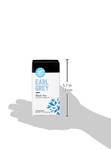 Happy Belly Earl Grey Tea Bags - 20 Count (Pack of 1)