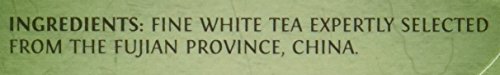 Twinings Pure White Tea Bags, 20 Count, Caffeinated, Light & Fresh, Individually Wrapped, Perfect for Hot or Iced Tea