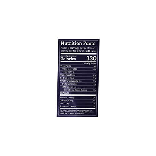 Siete Grain Free Tortilla Chips | Gluten Free Chips | Paleo & Vegan Snacks | Non Gmo | Sea Salt, 5 Ounce (Pack Of 12)