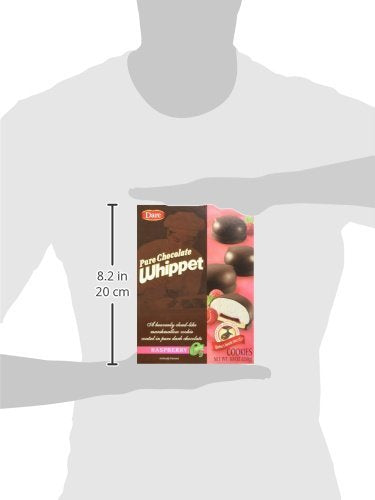 Dare Whippet Cookies, Raspberry, 14 Cookies per Box, Pack of 12 Boxes, 8.8 oz Each