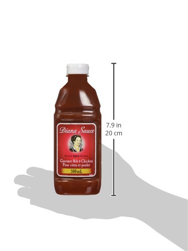 Diana Sauce, Rib And Chicken, 1 Count, 500Ml/15.90 Fluid Ounces {Imported From Canada}