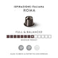 Nespresso Roma Intenso Medium Roast Coffee Pods, 50 Count, Original Line