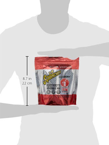 Sqwincher 1.26 Ounce Fruit Punch Flavor Qwik Serv Powder Concentrate Package Electrolyte Drink