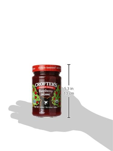 Crofters Fruit Spread - Organic - Premium - Raspberry - 16.5 Oz