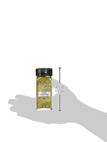 Primal Palate Organic Spices Adobo Seasoning, Certified Organic, 2.2 oz Bottle