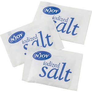 N'Joy Portion Packets Iodized Salt 3000 ct