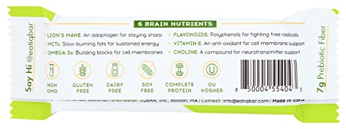 Iqbar Matcha Chai Keto Bars, Vegan, Low Sugar, 1.6 Ounces (Pack Of 12)