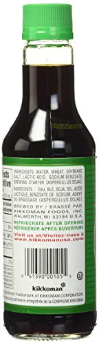 Kikkoman Soy Sauce - Traditionally Brewed, Reduced Sodium Content, Healthy and Authentic, Ideal for Stir-Fries and Marinades - 1