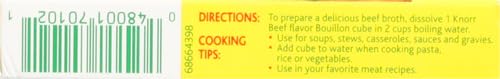 Knorr Cube Bouillon, Beef, 2.3 Oz, 6 Cubes